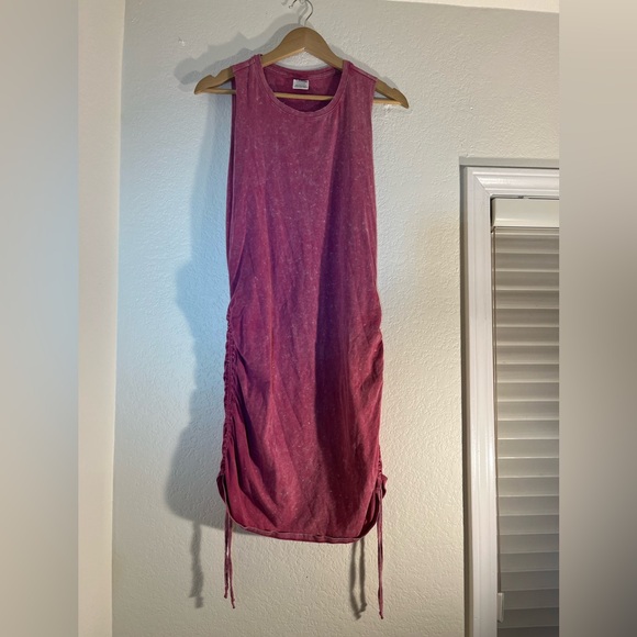PINK Victoria's Secret Dresses & Skirts - PINK Victoria's Secret Ruched Mini Dress in Berry